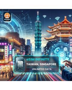 ESIM UNLIMITED TAIWAN SINGAPORE VALID FOR 14 DAYS