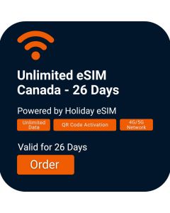 Unlimited eSIM Canada - 26 Days