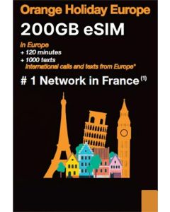  Orange Holiday Europe 200GB eSIM