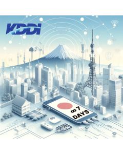 Japan Unlimited Data eSIM 7 days | Data-Only eSIM Japan