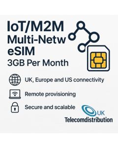 IoT/M2M Multi-Network eSIM - 3GB Per Month