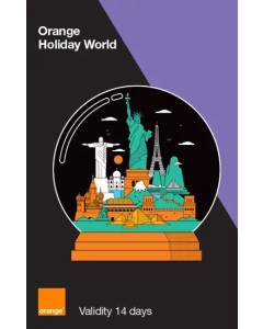 Orange Worldwide Holiday 10GB Data Only SIM Card 