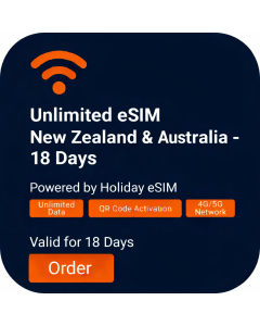 Unlimited eSIM New Zealand & Australia - 18 Days