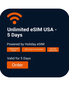  Unlimited eSIM USA - 5 Days 