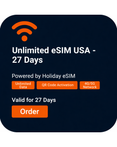 Unlimited eSIM USA - 27 Days
